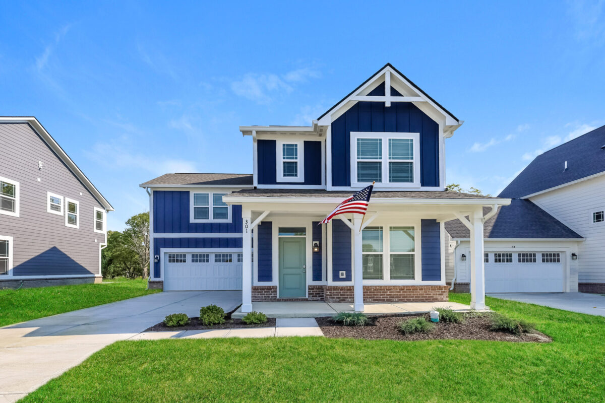 An exterior image of a surburban Tricon residential home