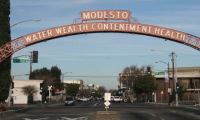 Arch in Modesto, CA